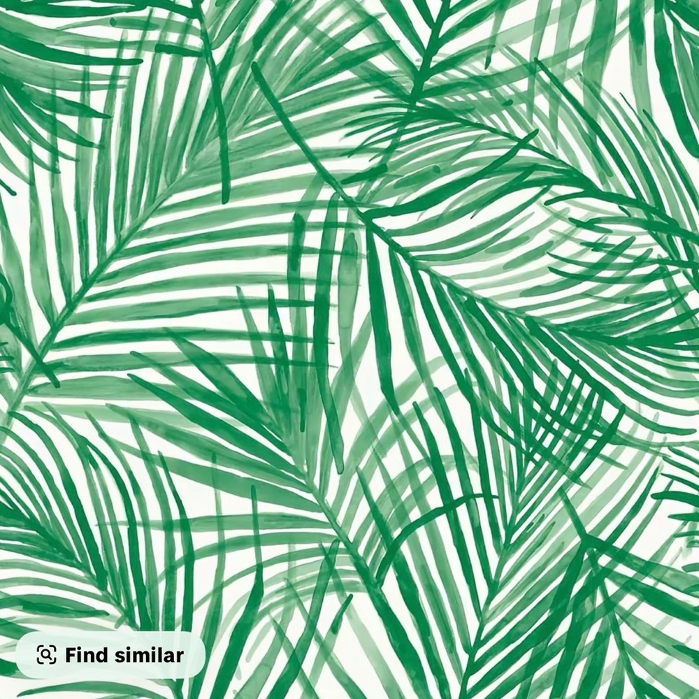 Opalhouse Green Palm Leaf Wallpaper